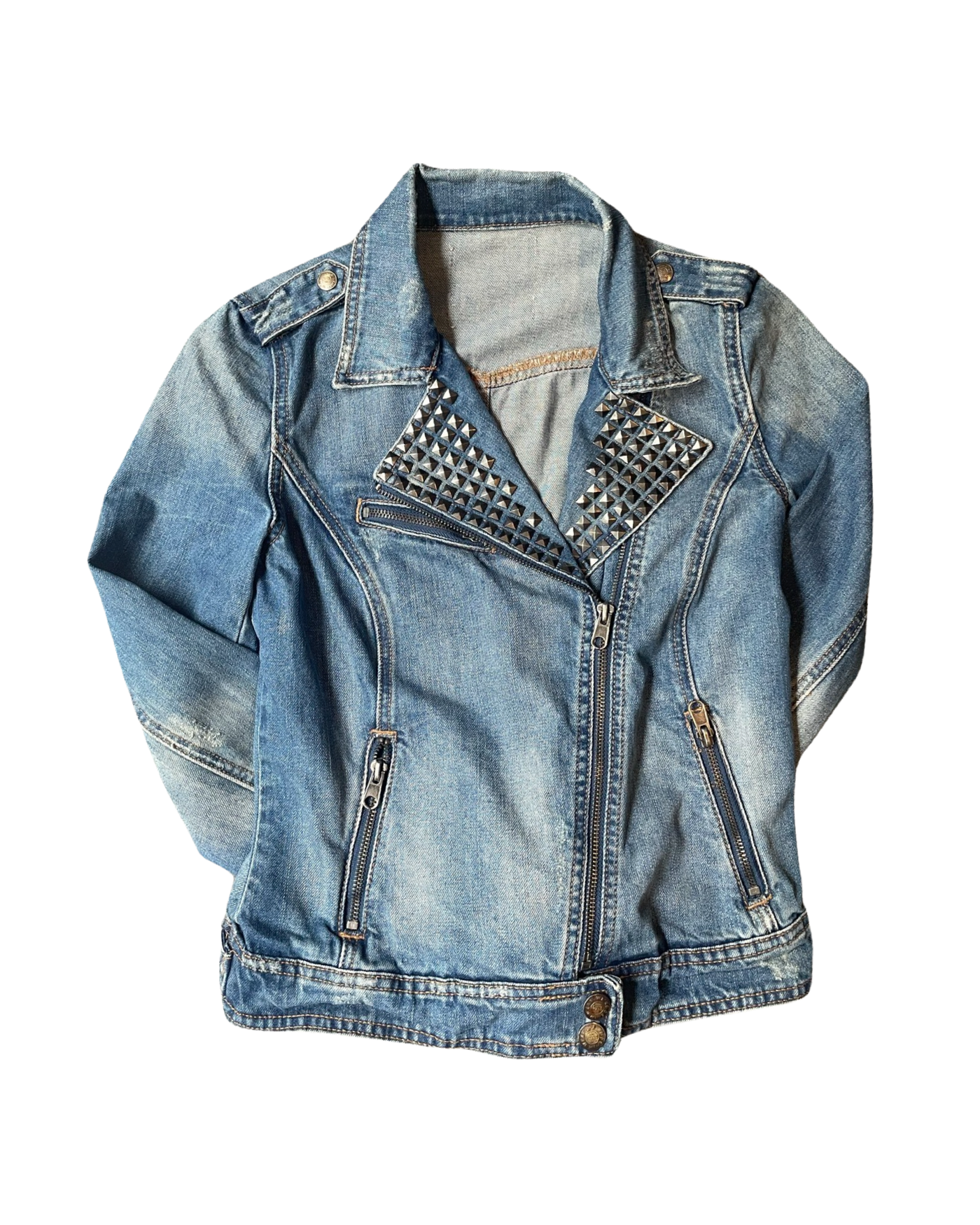Vintage Y2K Studded Denim Jacket