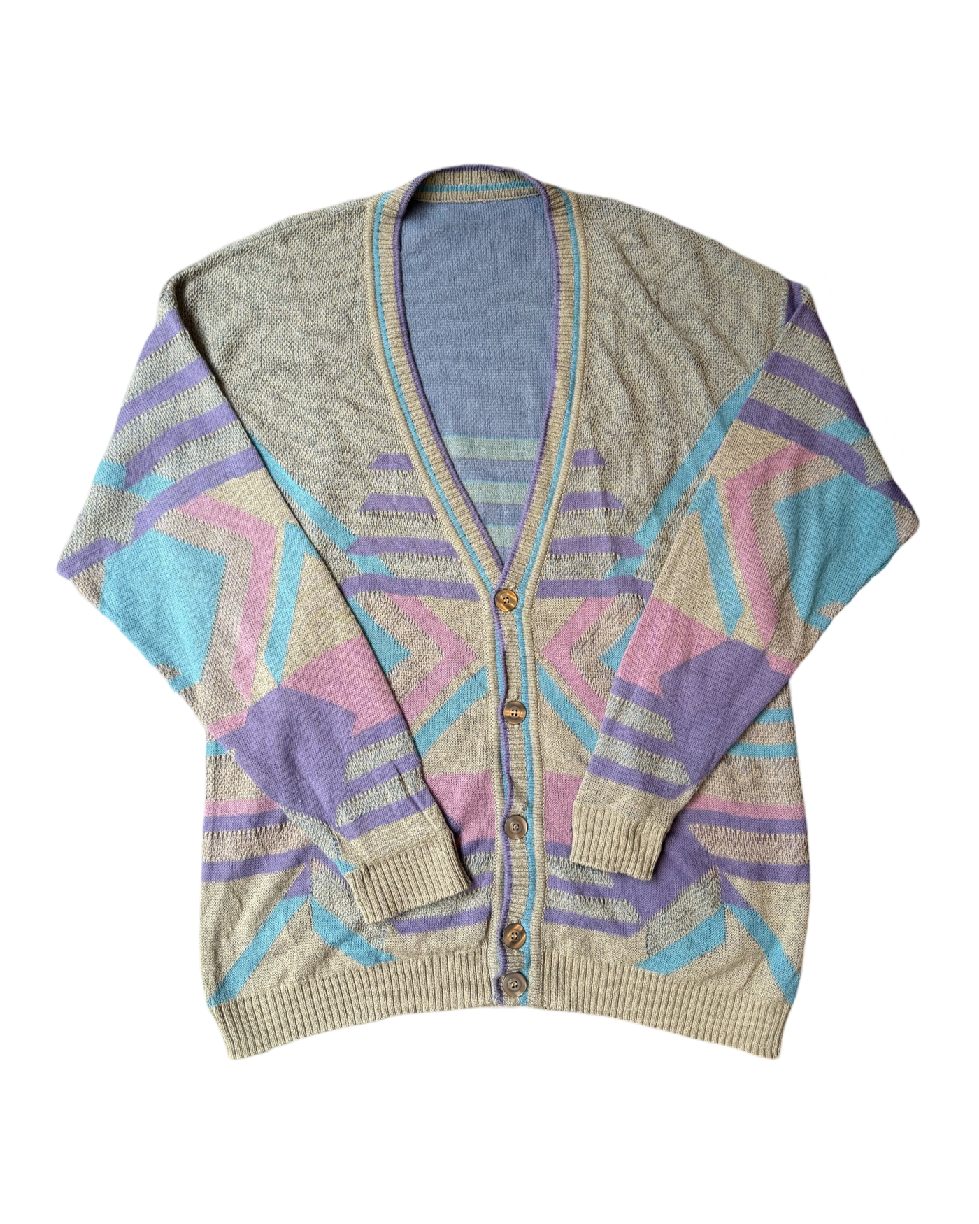 Vintage 80’s Knit Cardigan Size XL