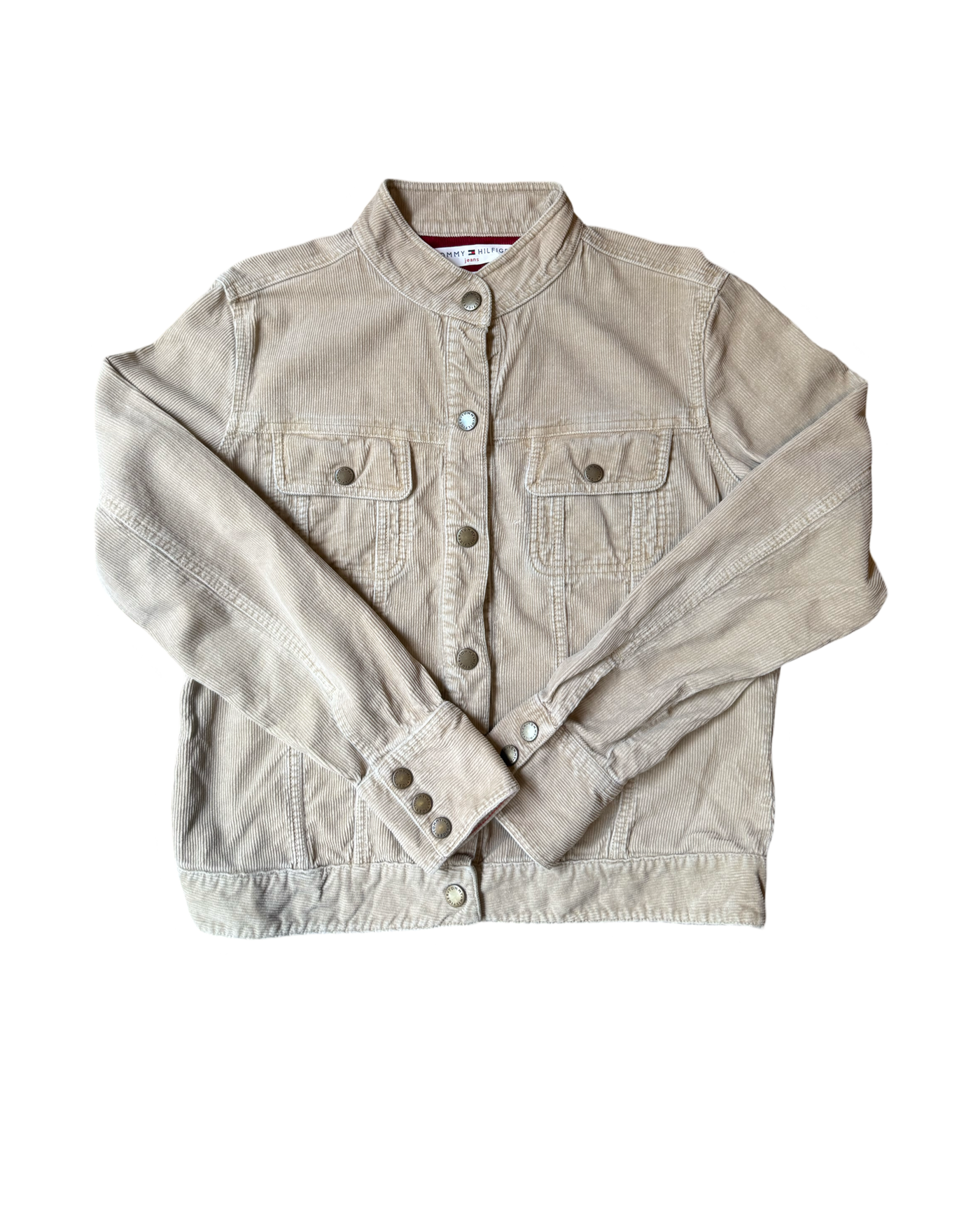 Vintage Y2K Tommy Hilfiger Cord Jacket Size 10