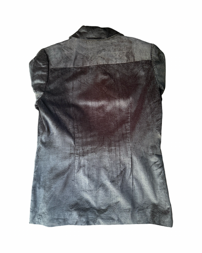 Vintage Y2K Velvet Zip Up Jacket Size 12