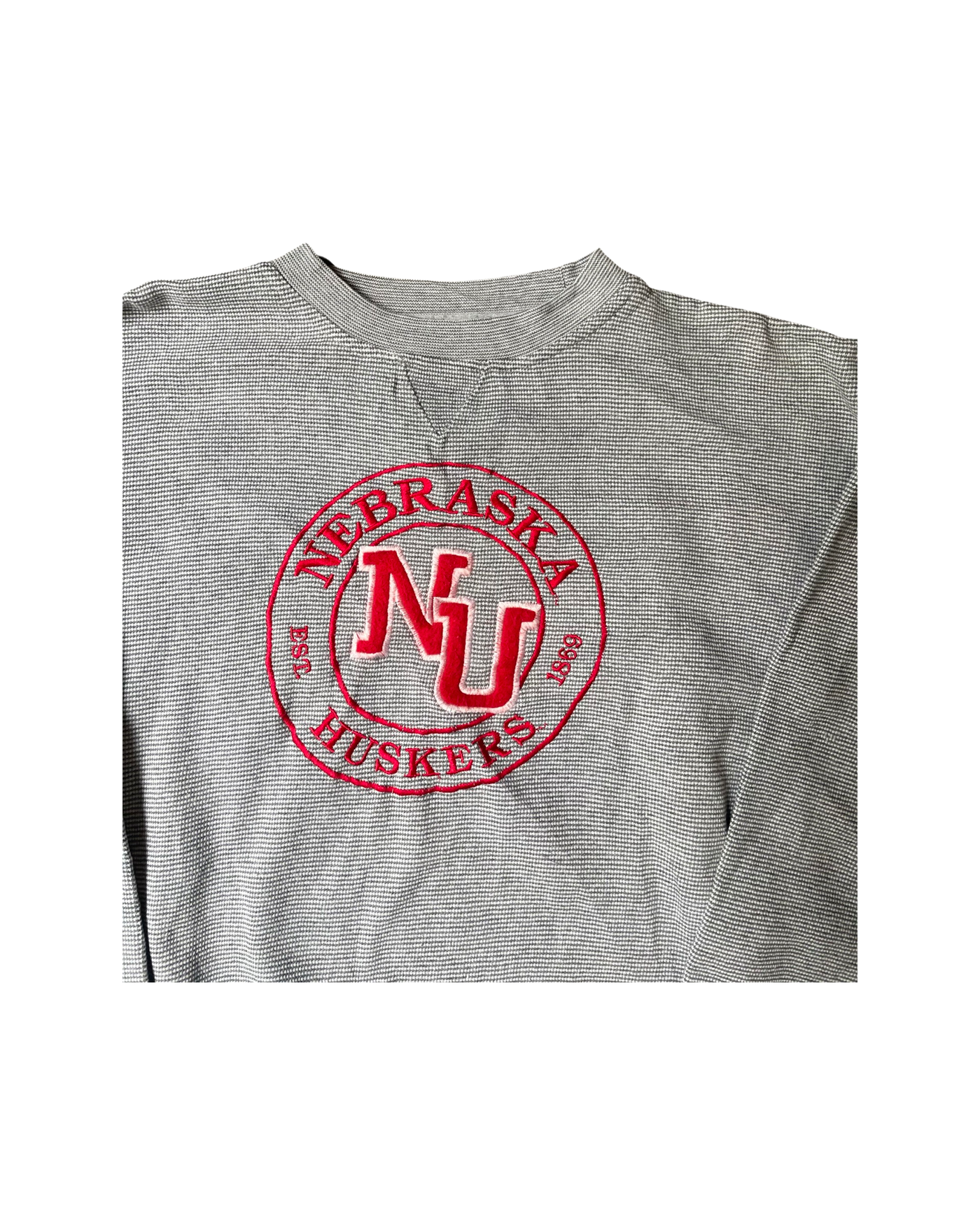 Vintage Nebraska Huskers Crew Neck Jumper Size L