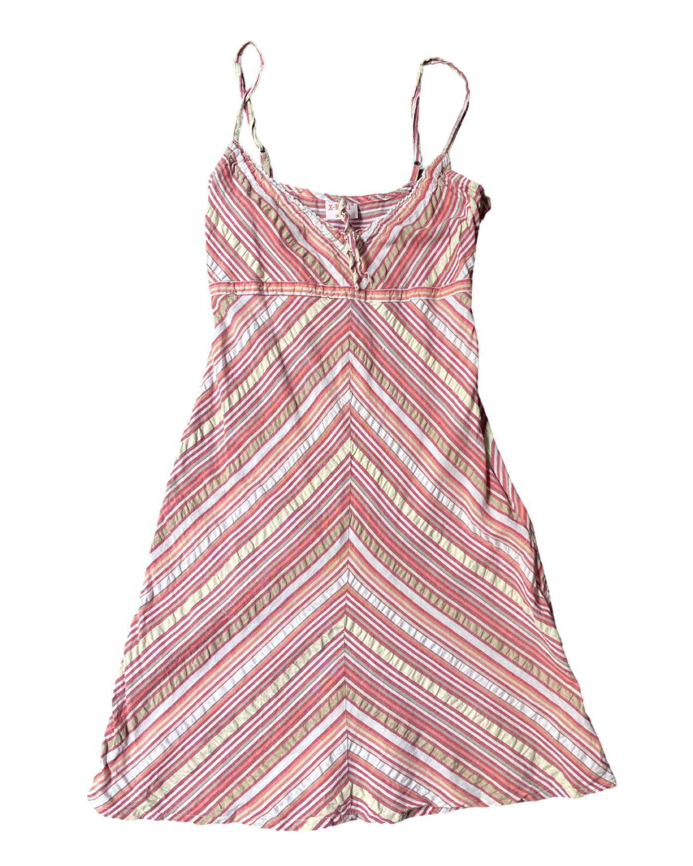 Vintage Y2K Stripe Dress