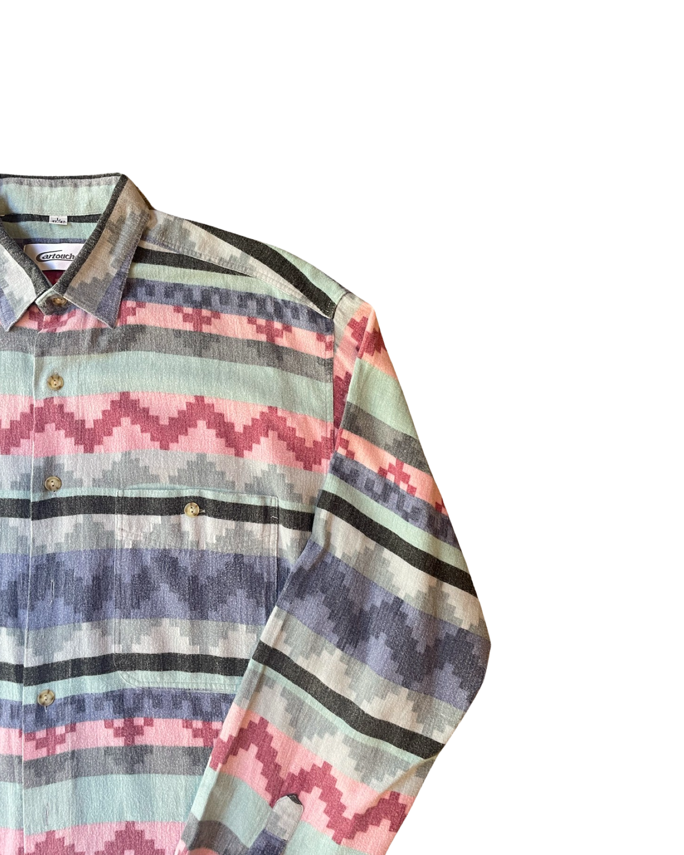 Vintage Aztec Flannel Shirt Size Size L