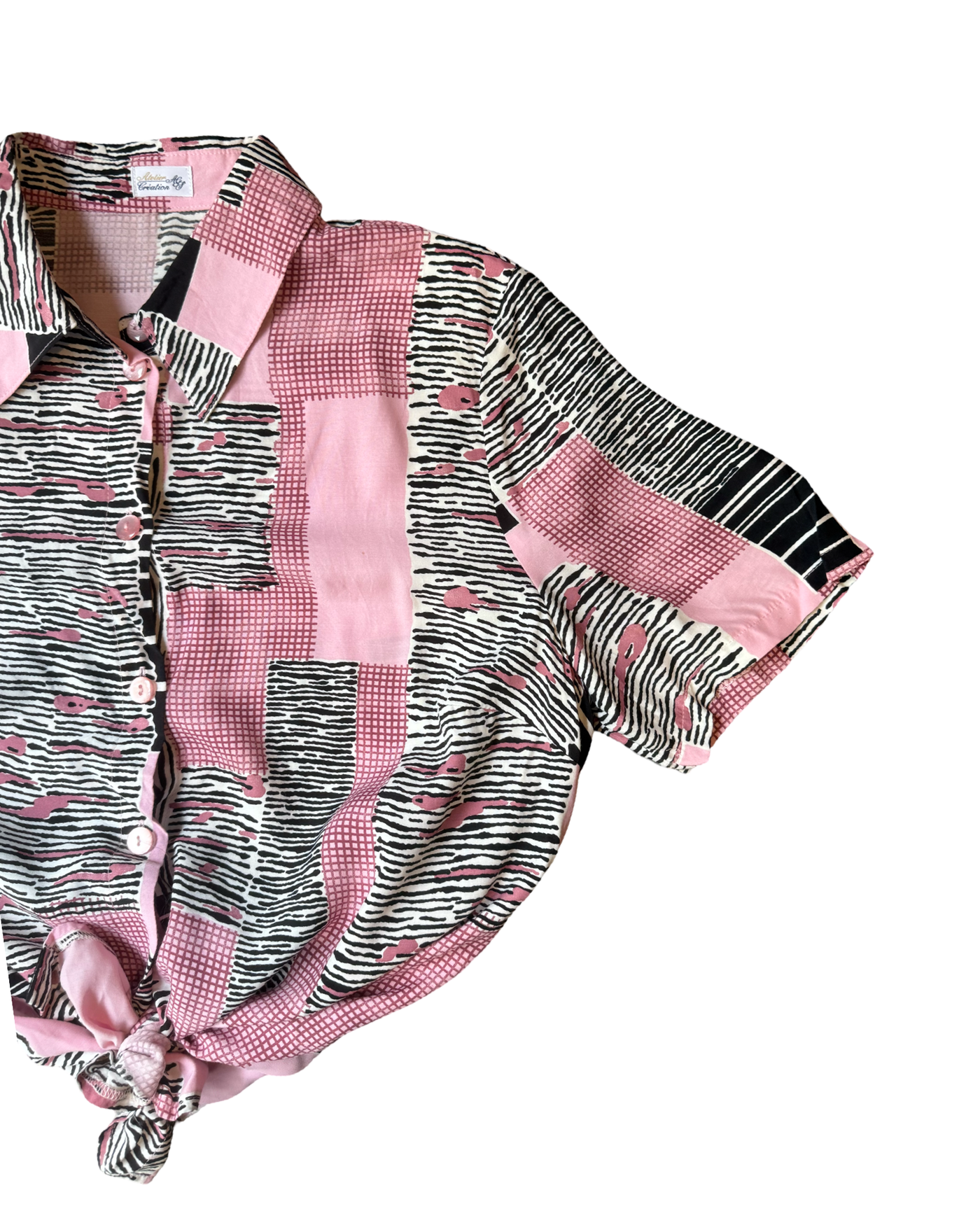 Vintage Pattern Blouse Size 14