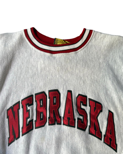 Vintage College Crew Neck Jumper Size XL
