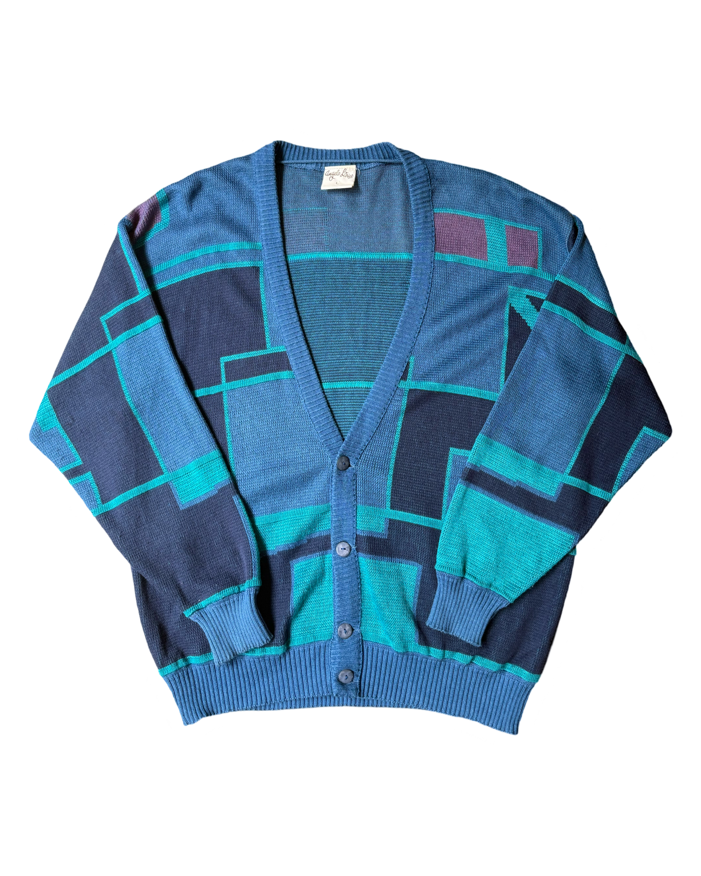 Vintage 80’s Pattern Cardigan Size L