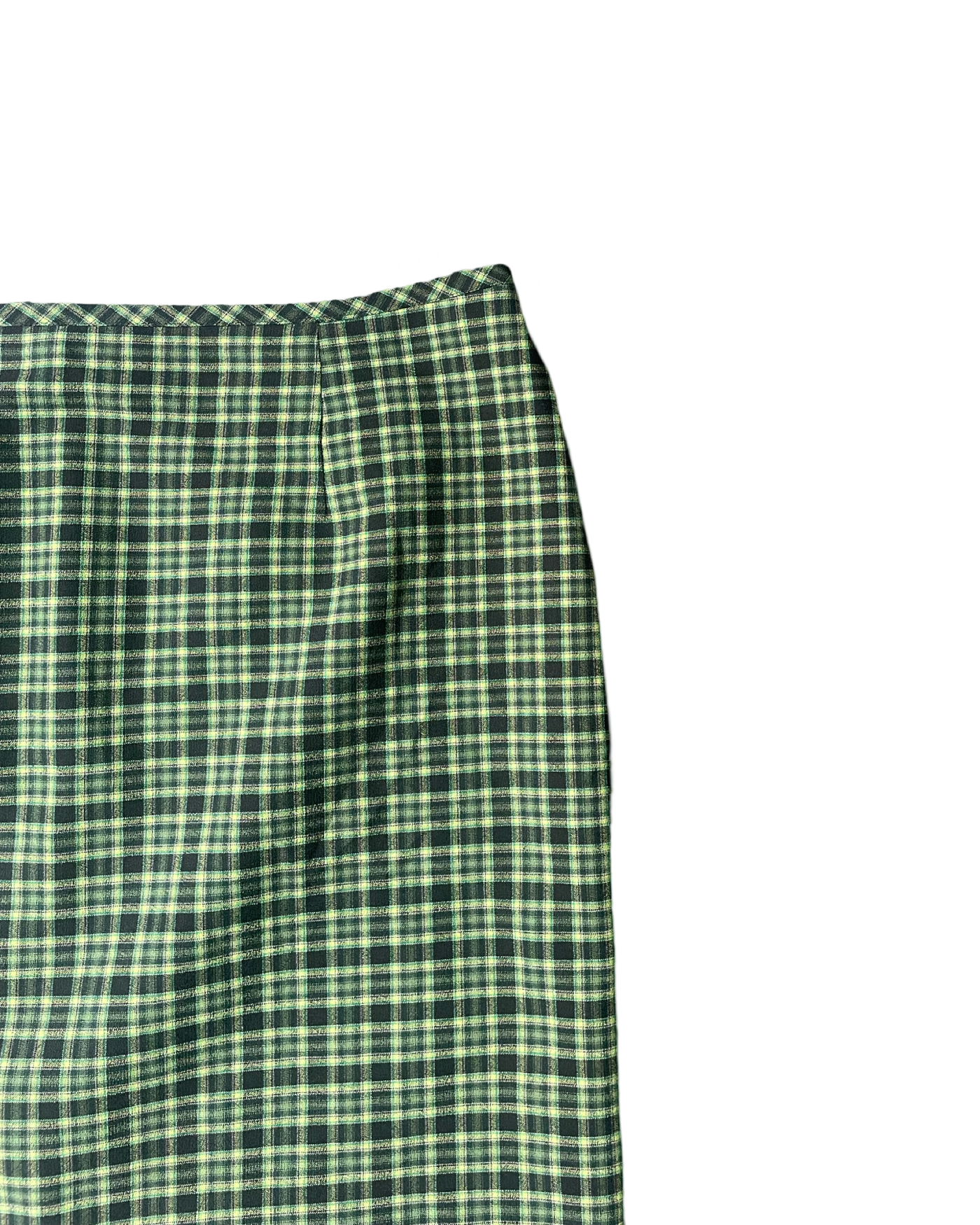 Vintage check mini skirt