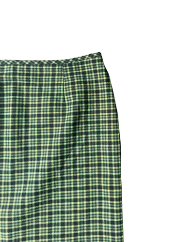 Vintage check mini skirt