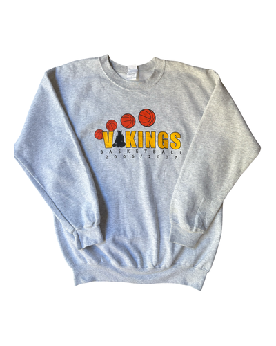 Vintage College Crew Neck Jumper Size L