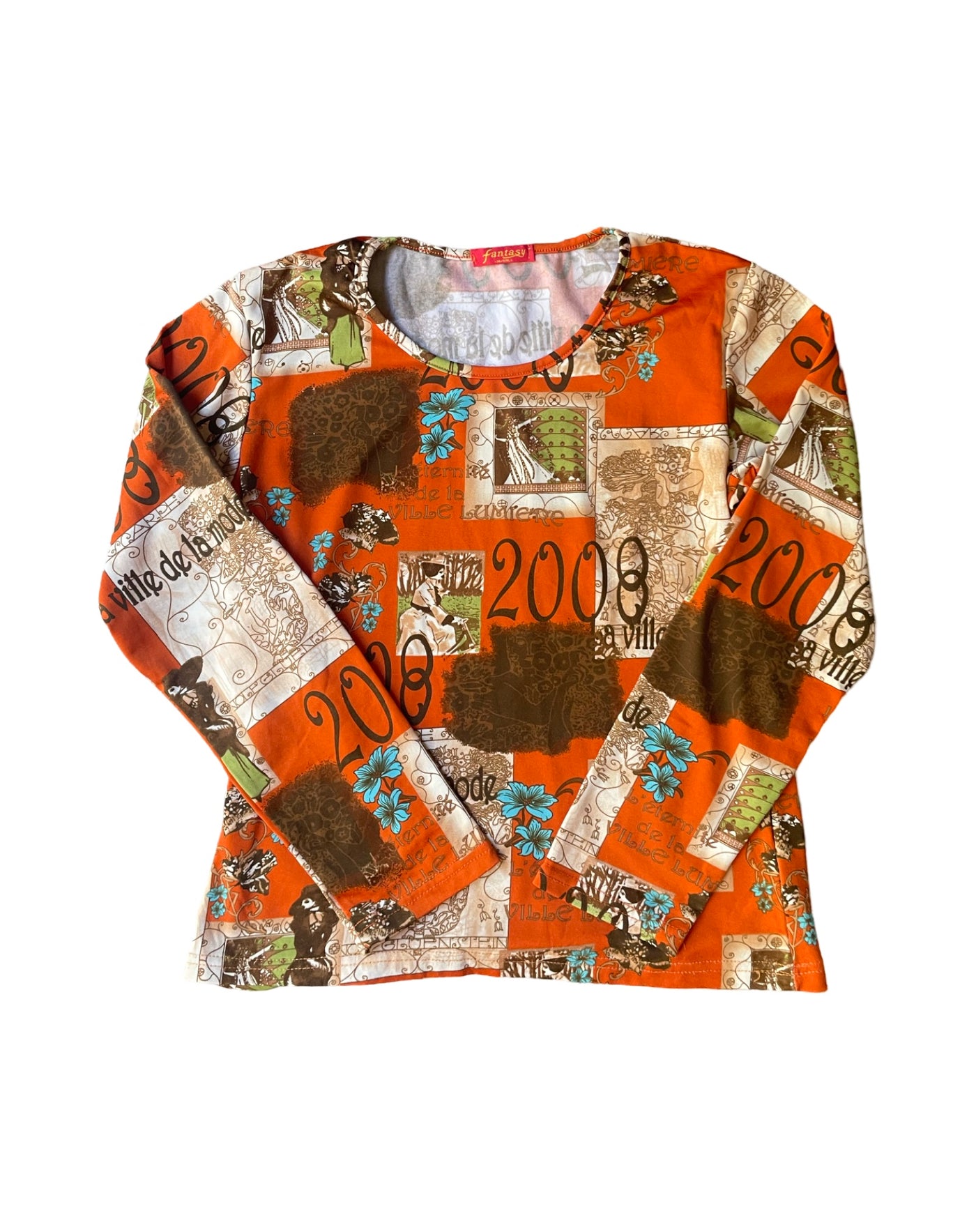 Vintage Y2K Printed Top