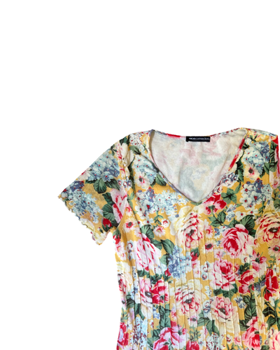 Vintage Y2K Mesh Flower Dress