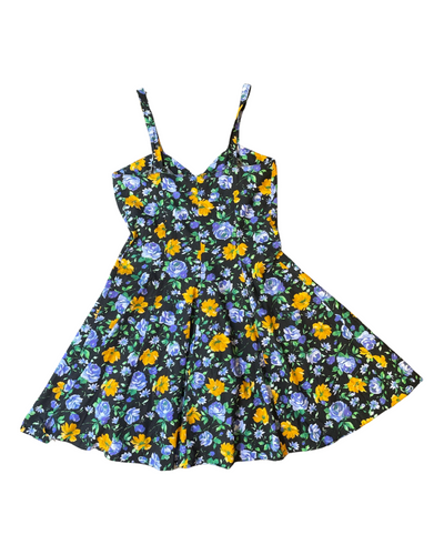 Vintage 90’s Flower Mini Dress Size 8