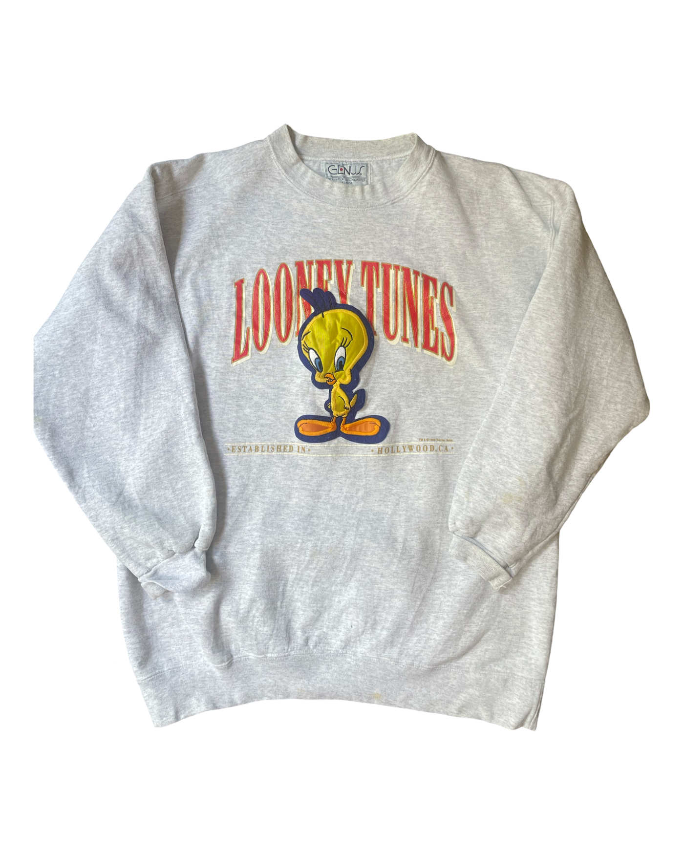 Vintage Looney Tunes Crew Neck Jumper Size XL