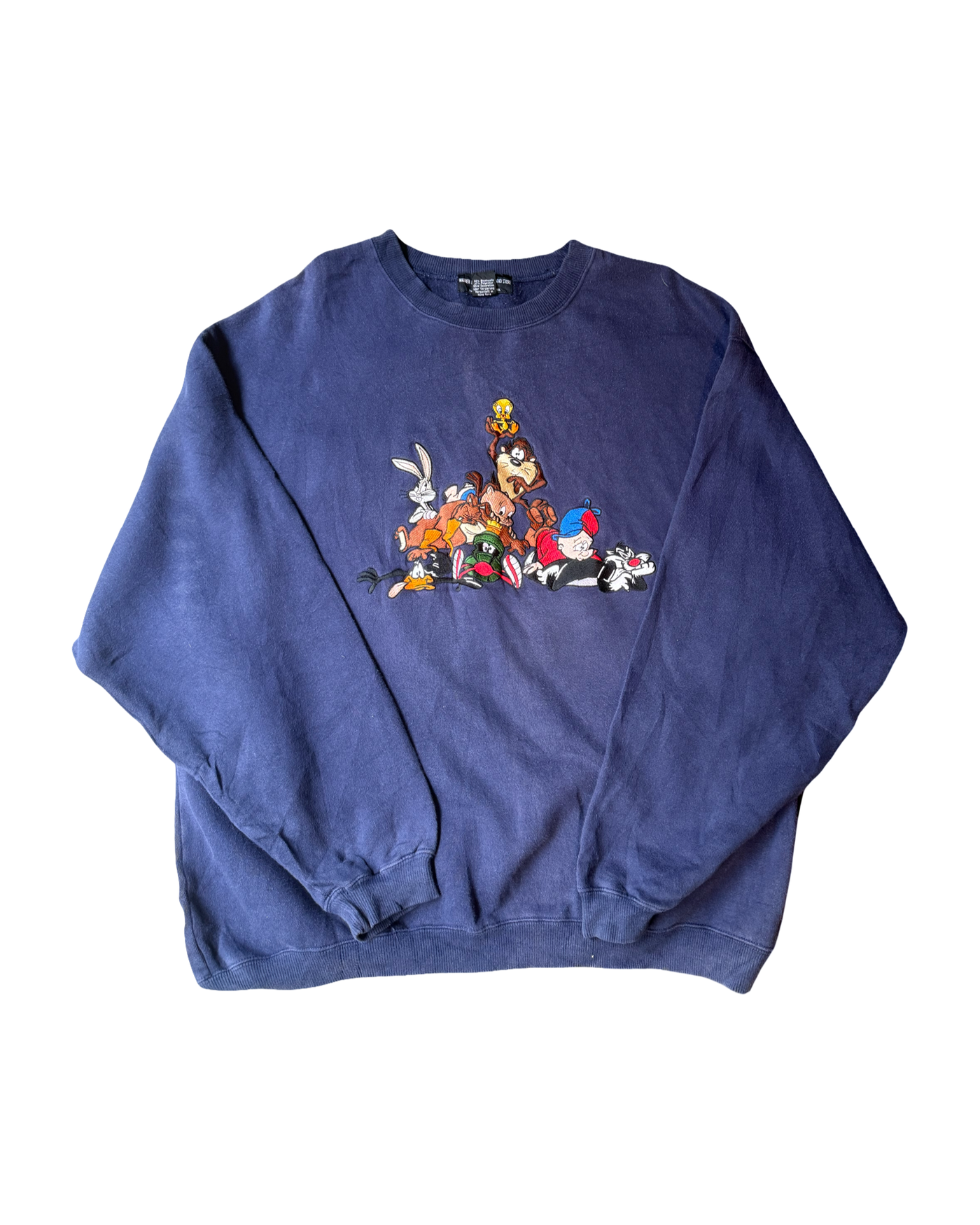 Vintage Looney Tunes Crew Neck Jumper Size L