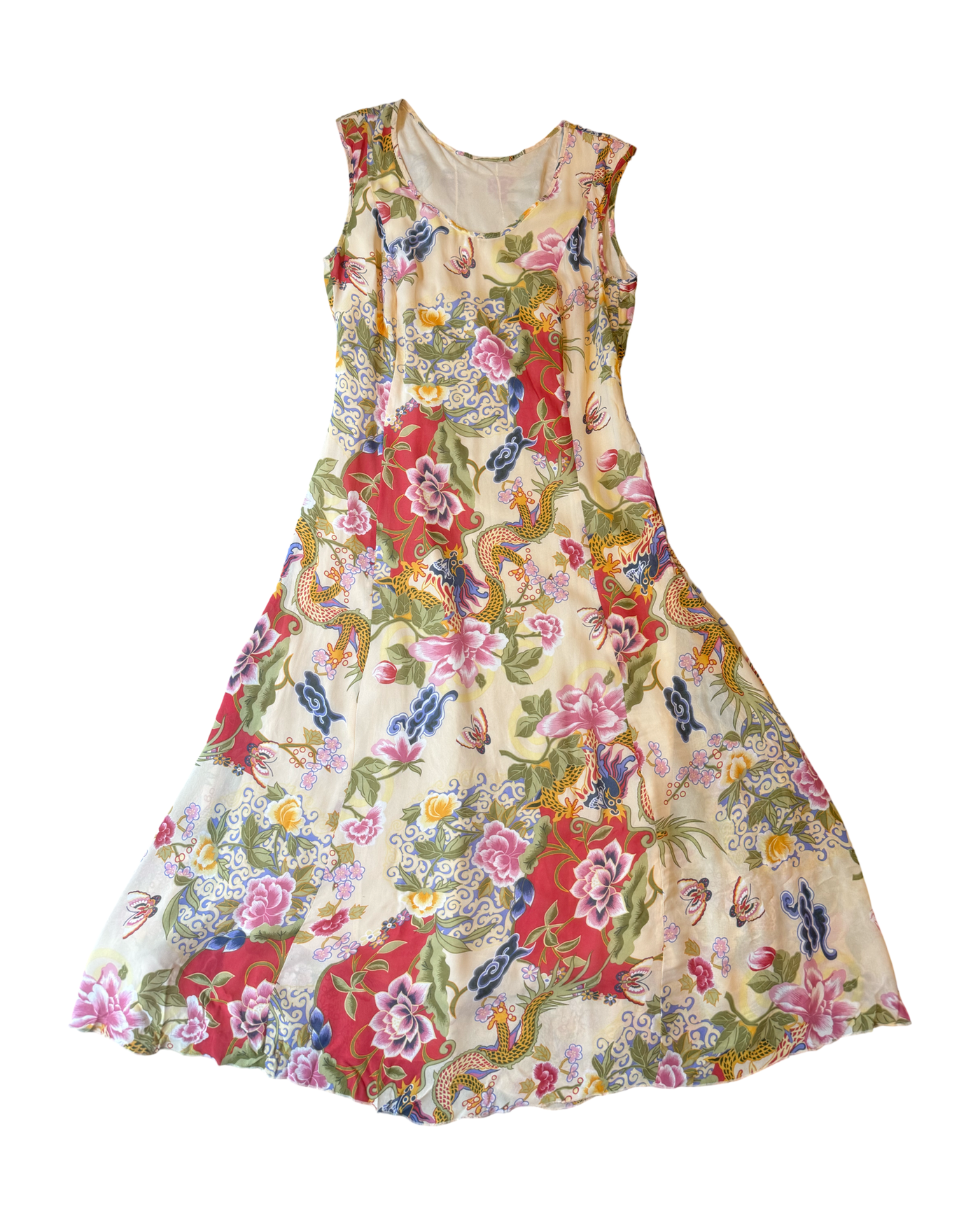 Vintage Flower Dress Size 12
