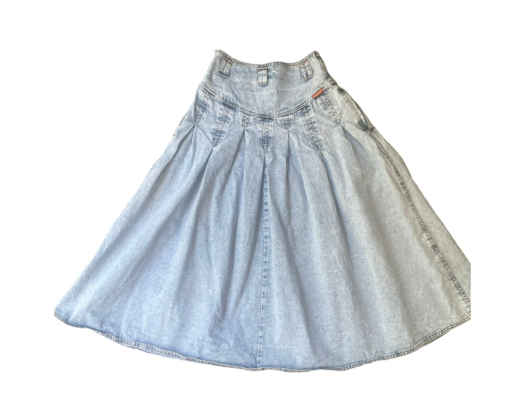 Vintage 80's Denim Acid Wash Skirt Size – OTC Vintage