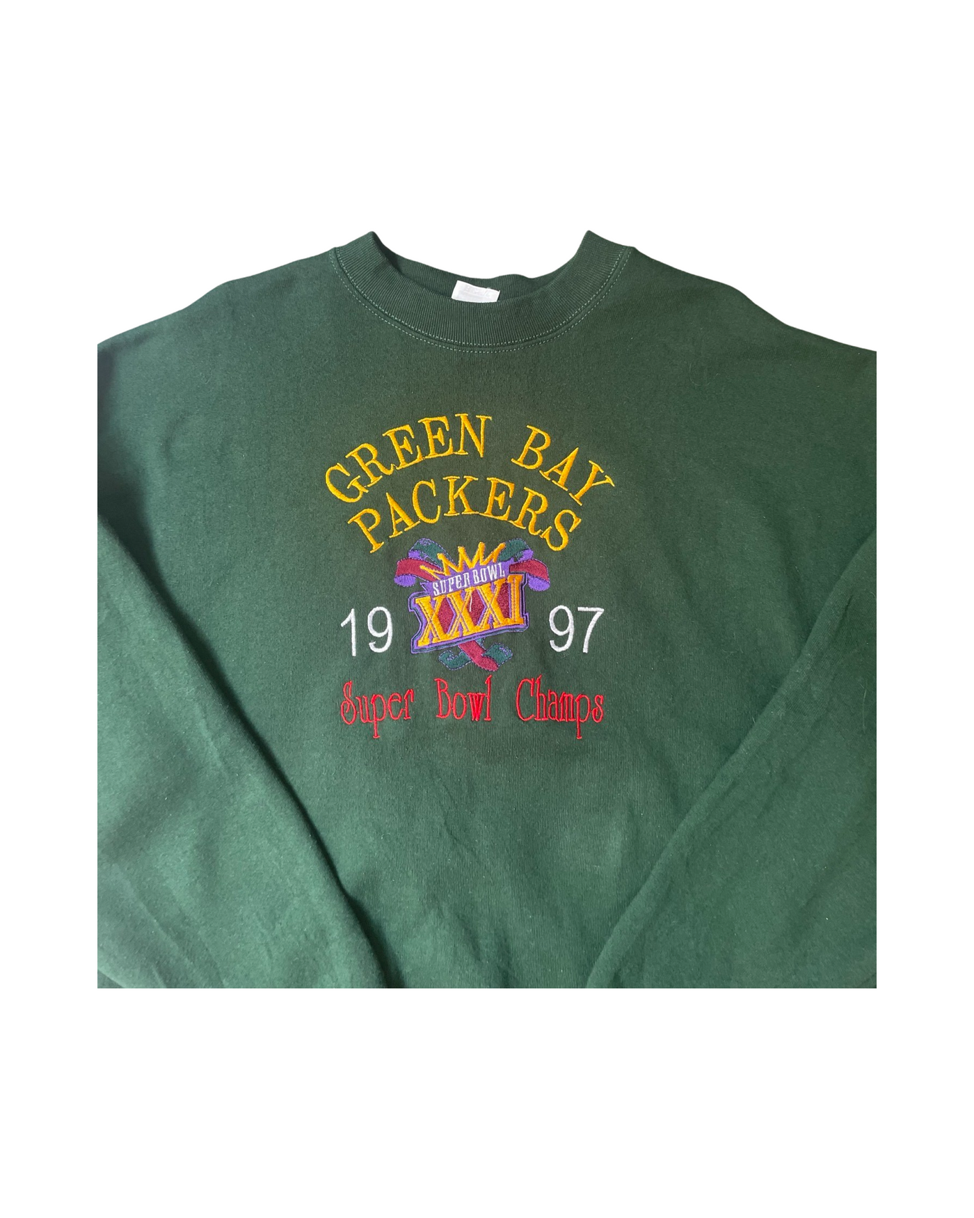 Vintage Green Bay Packers 1997 Crew Neck Jumper Size XL
