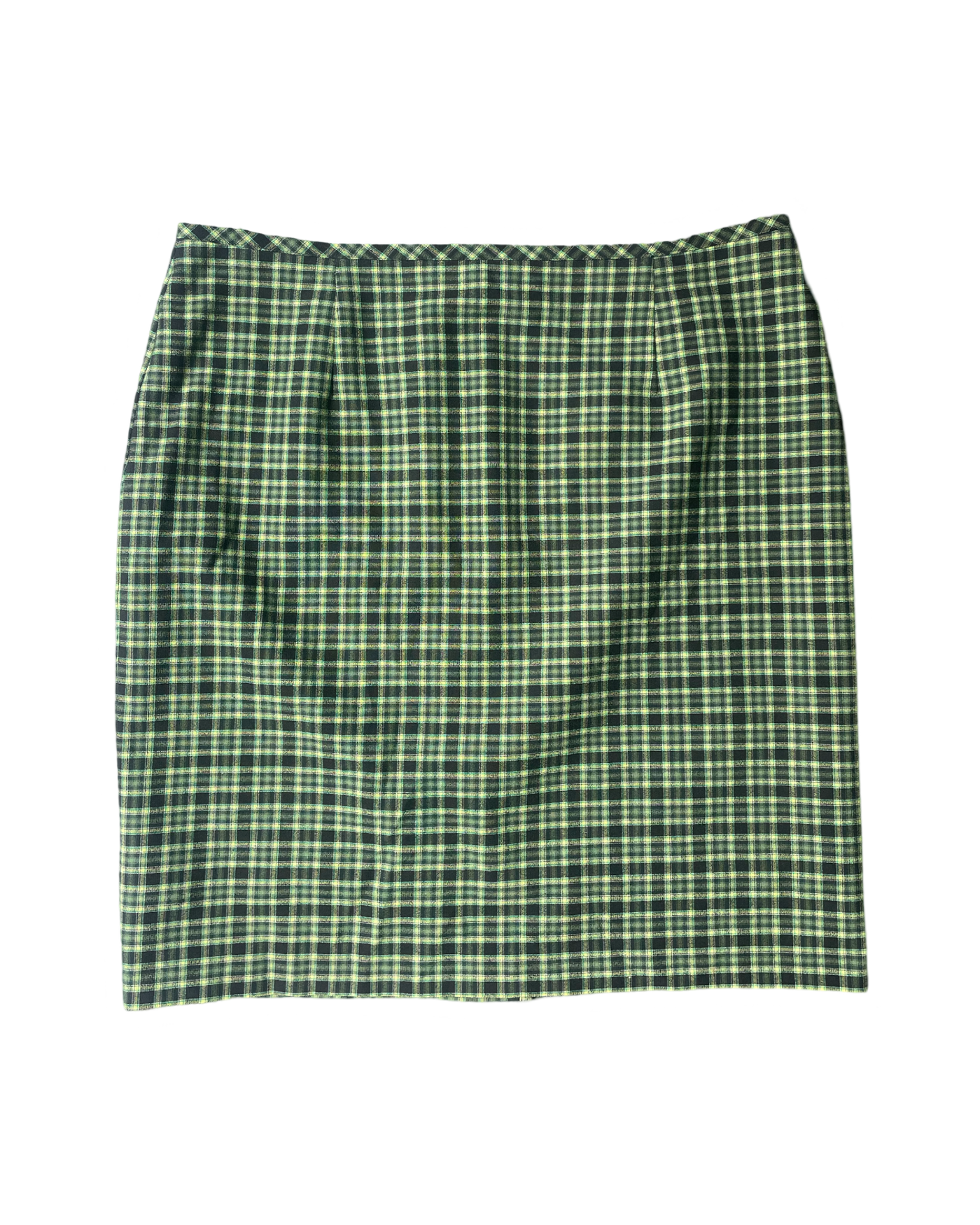 Vintage check mini skirt