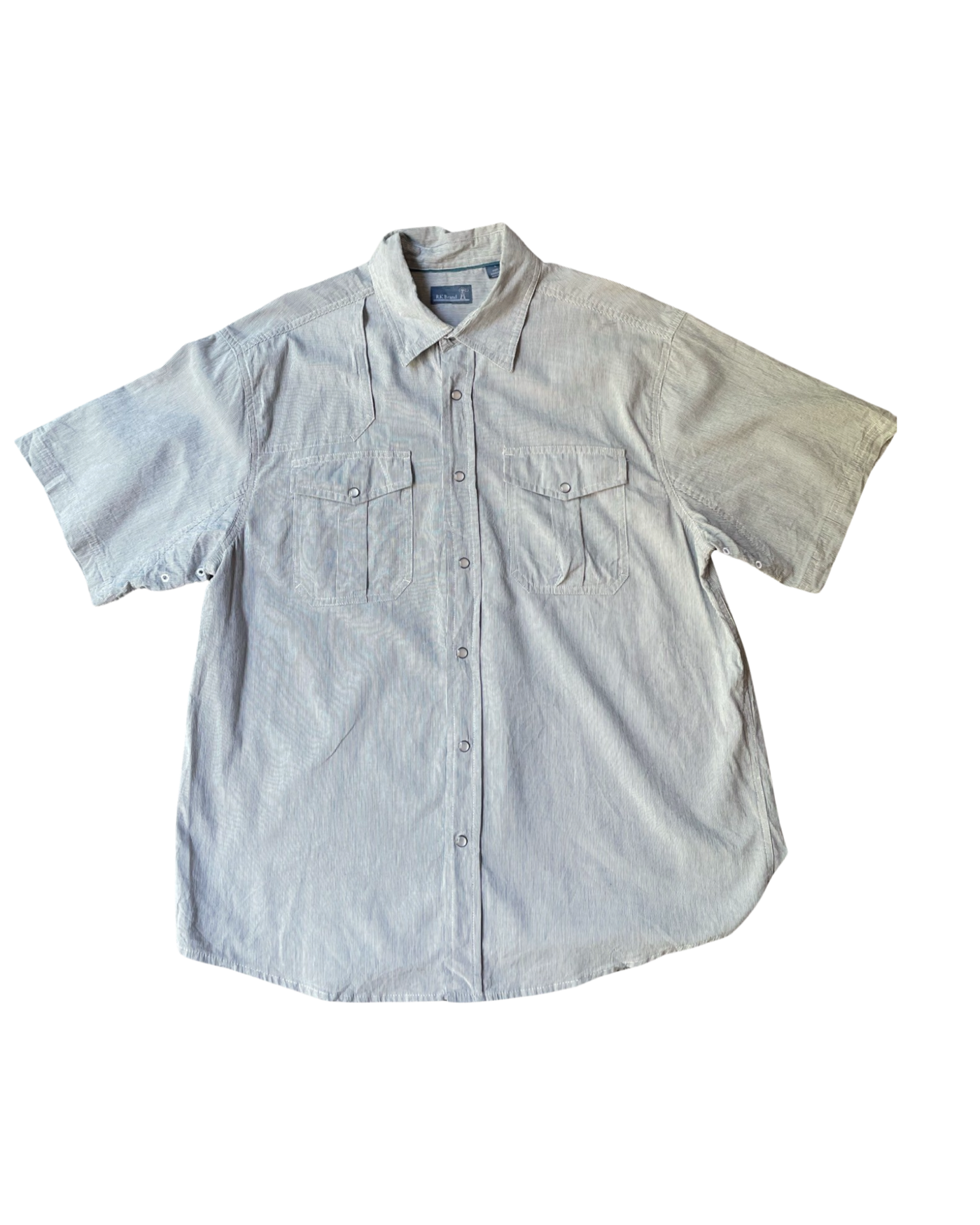 Vintage Western Stripe Shirt Size L