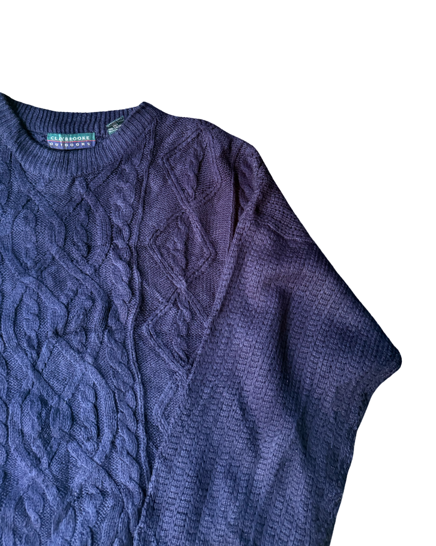 Vintage Cable Knit Jumper Size XL