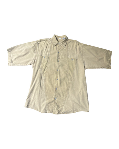 Vintage short sleeve button 2025 up
