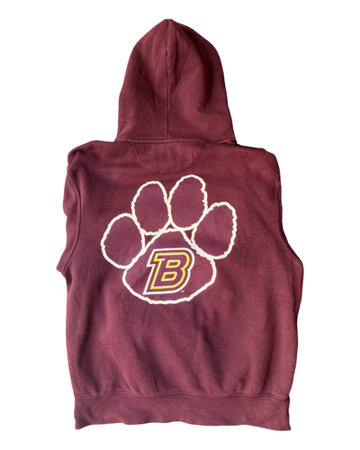 Vintage College Hooded Jumper Size M