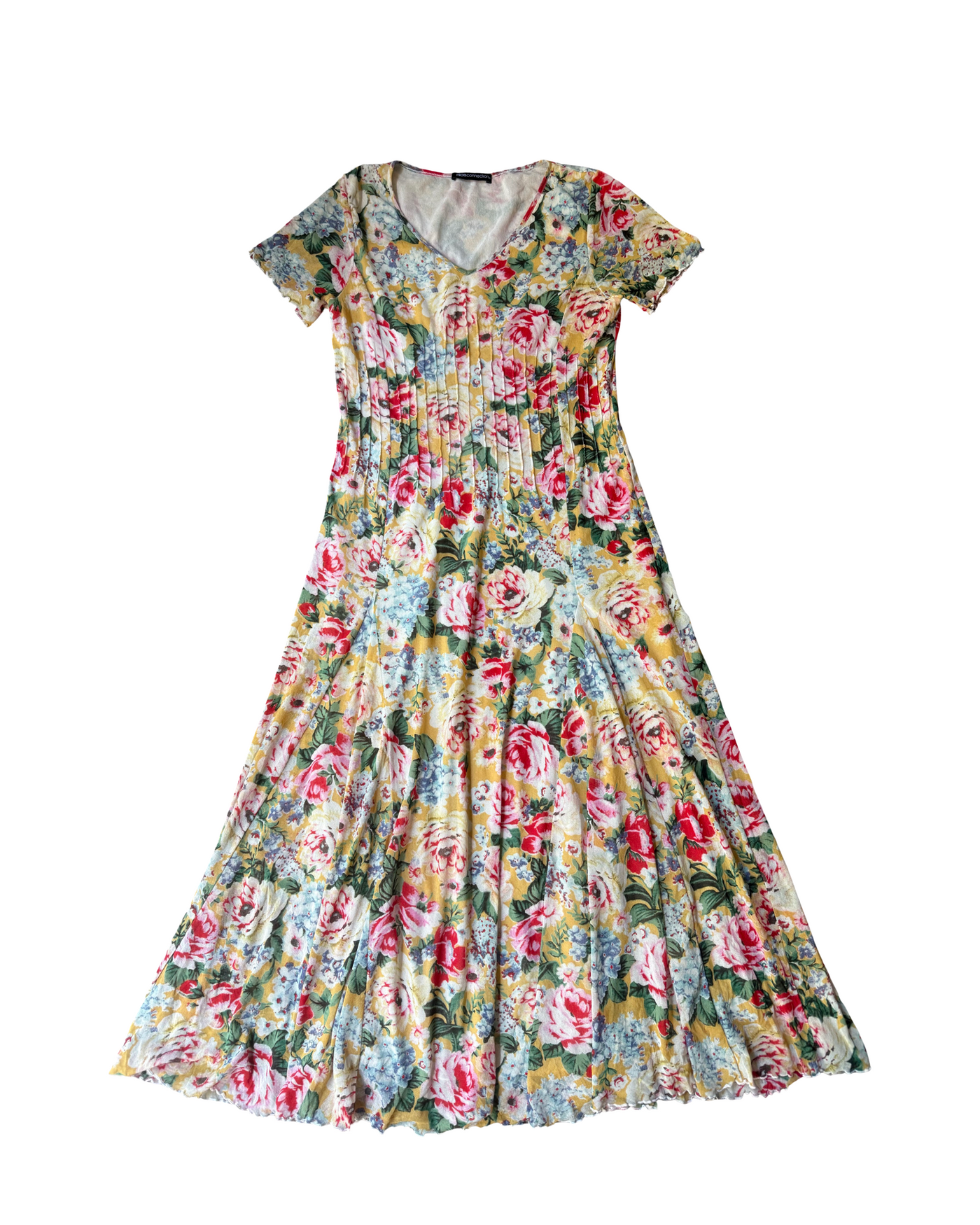 Vintage Y2K Mesh Flower Dress
