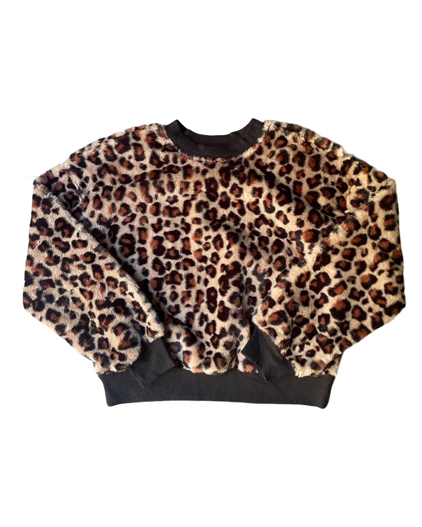 Vintage 90’s leopard Fleece Jumper