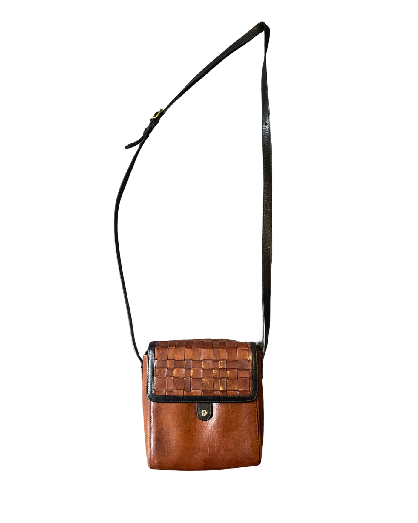 Vintage Leather Cross Body Bag