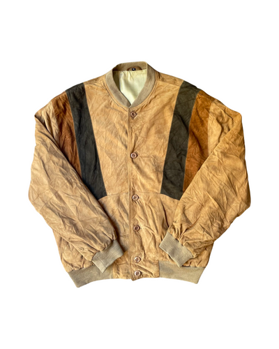 Vintage 80’s Suede Bomber Jacket